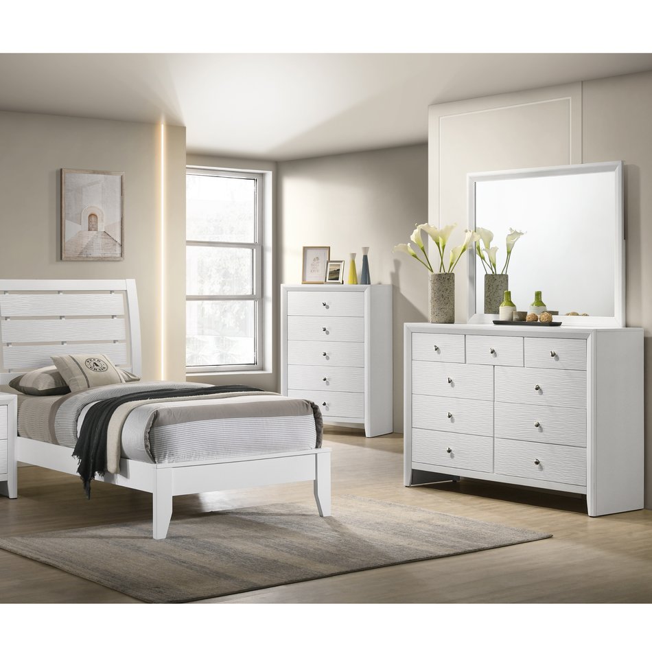 Evan 4 Piece Twin Bed Set