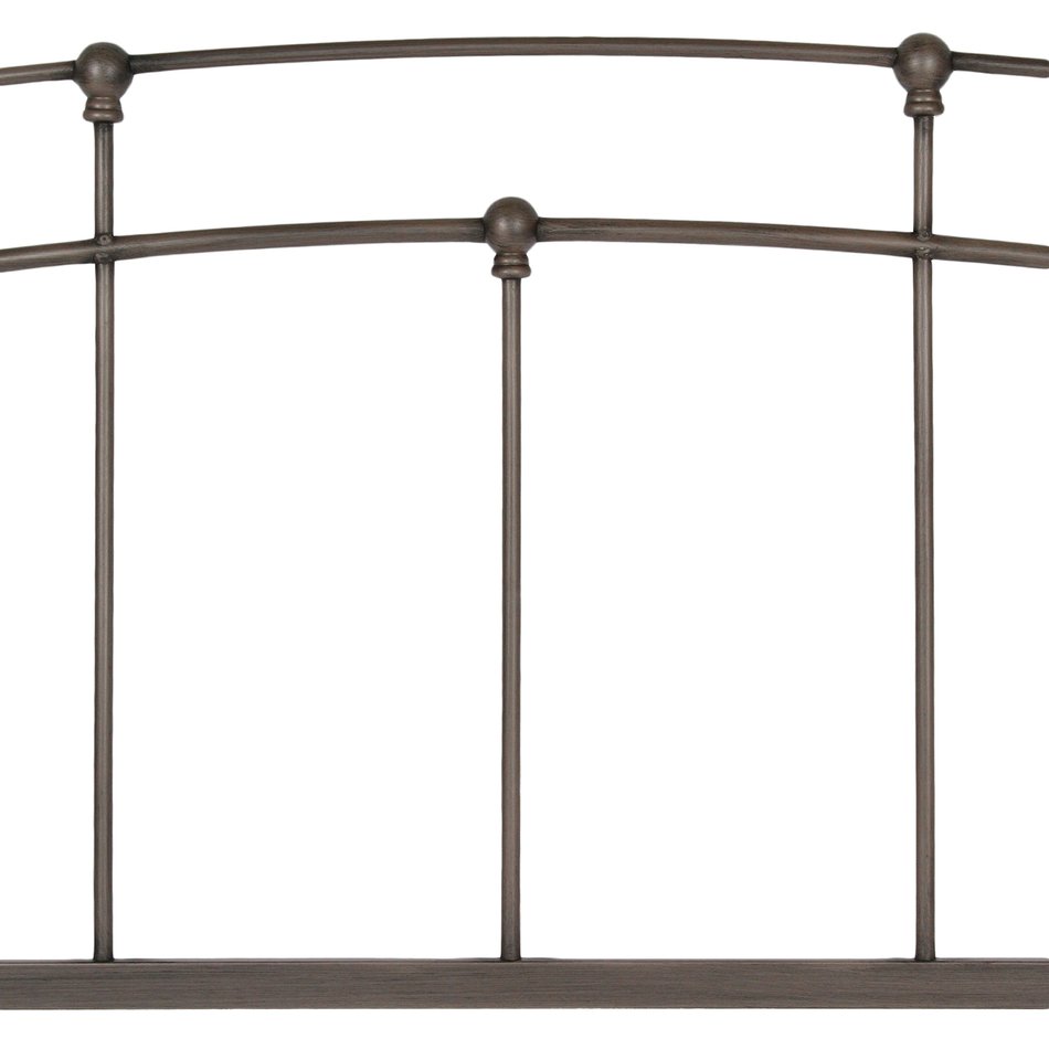 Black Walnut Metal Accent Fenton King Bed