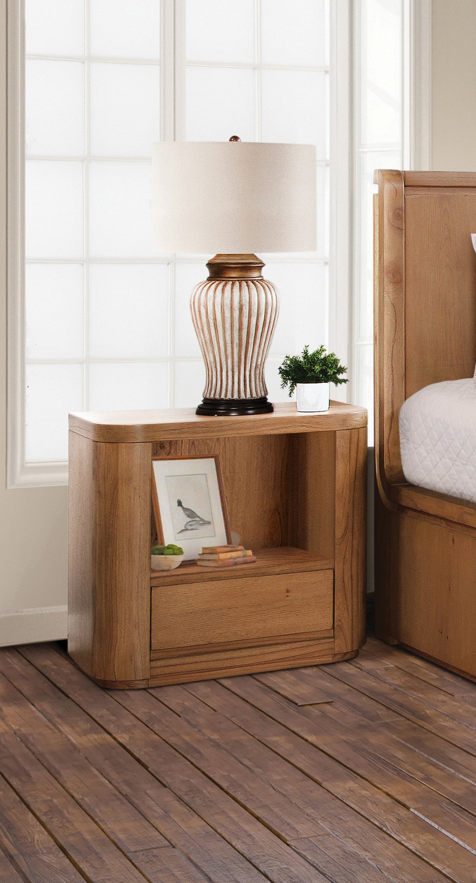 Millers Creek 3 Drawer Nightstand