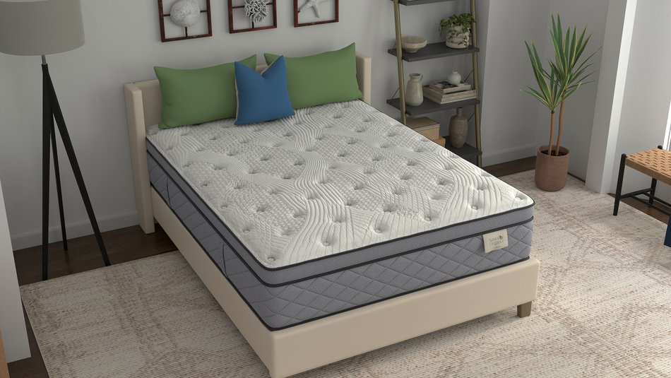 Natural Elegance by Niropedic Caldwell Luxury Firm Euro Top Twin Mattress
