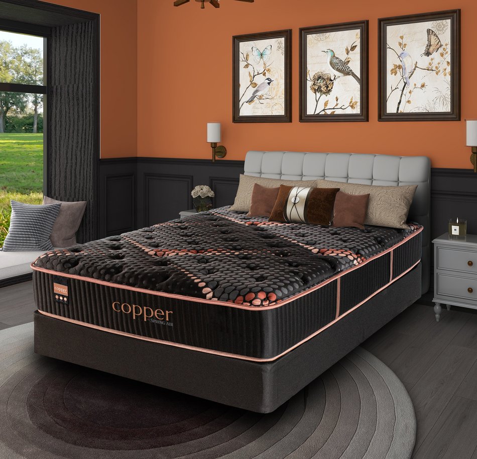 Copper by Spring Air Alloy Medium Queen Mattress