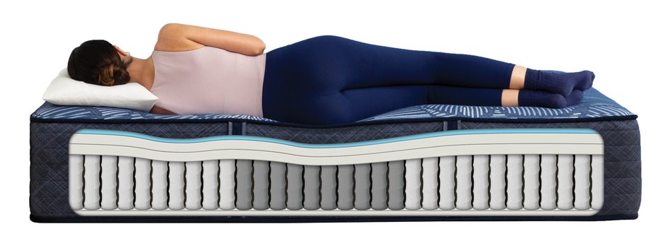 Serta Perfect Sleeper Euphoric Nights Firm Smooth Top Hybrid Queen Mattress