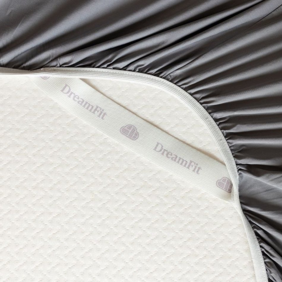 DreamFit Enhanced Bamboo Queen Gray Sheet Set