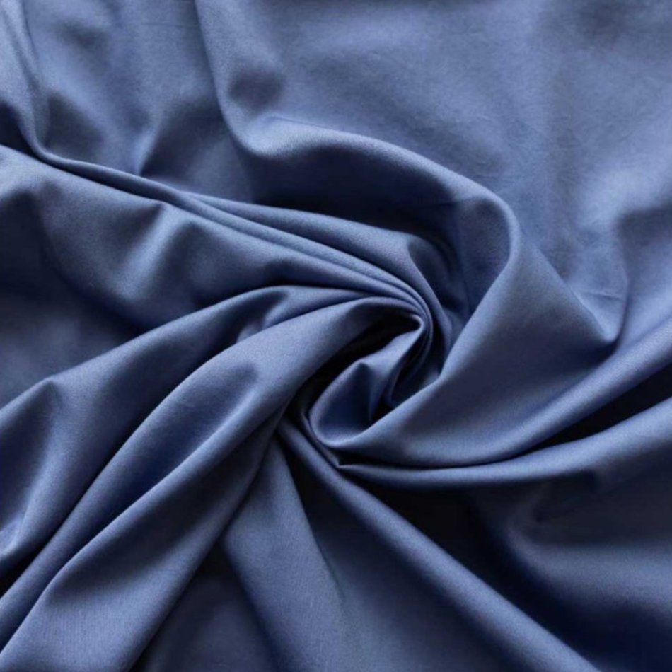 DreamFit 100% Pima Cotton Split King Blue Sheet Set
