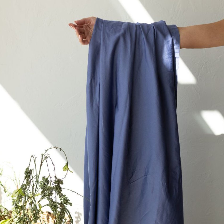 DreamFit Enhanced Bamboo Split King Blue Sheet Set
