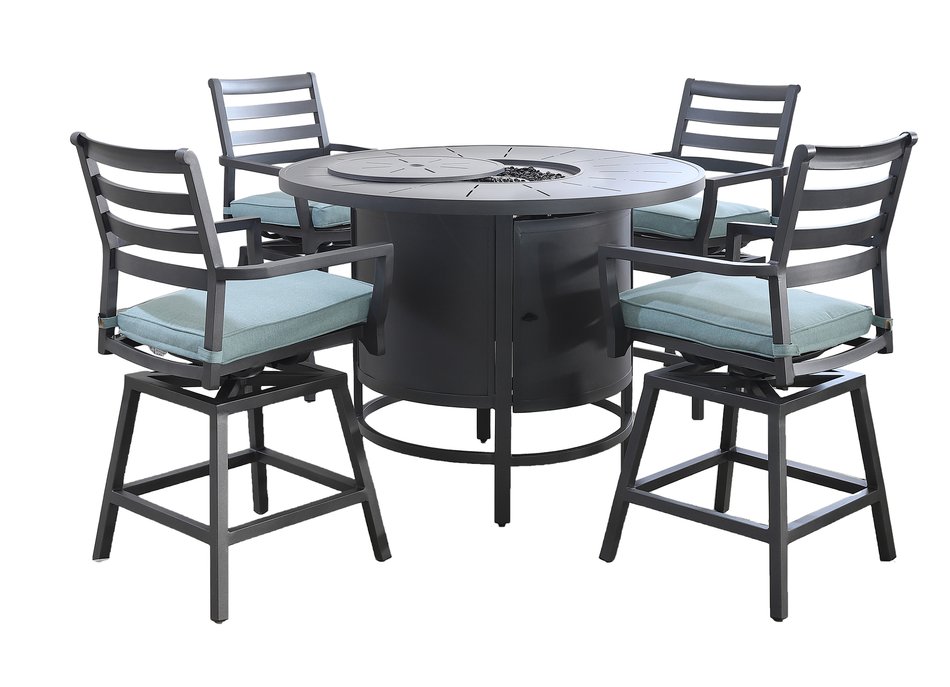 Hudson 5 Piece Outdoor Fire Pit Set
