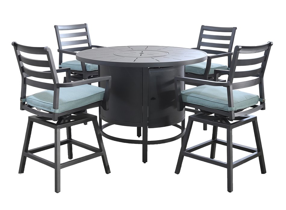 Hudson 5 Piece Outdoor Fire Pit Set