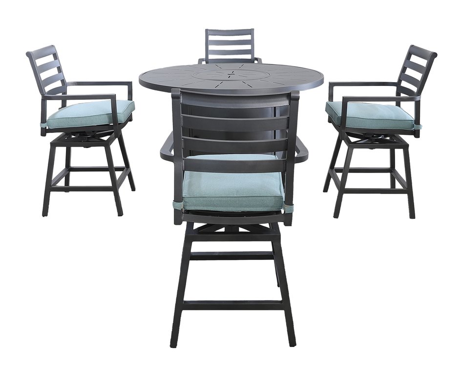 Hudson 5 Piece Outdoor Fire Pit Set